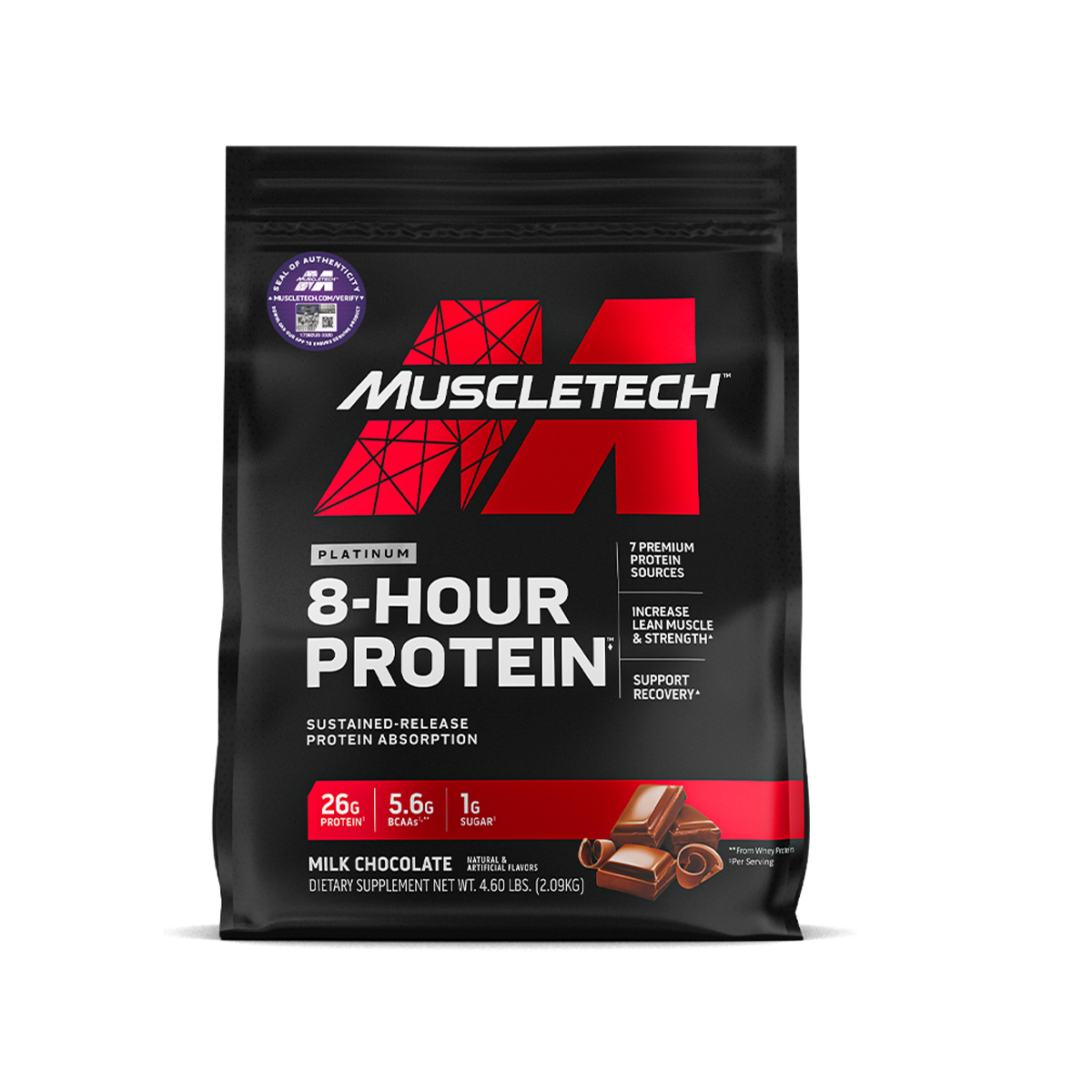 muscletech 8 hour protein chocolate 