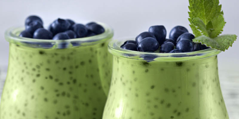 Blueberry Chia Seed Pudding