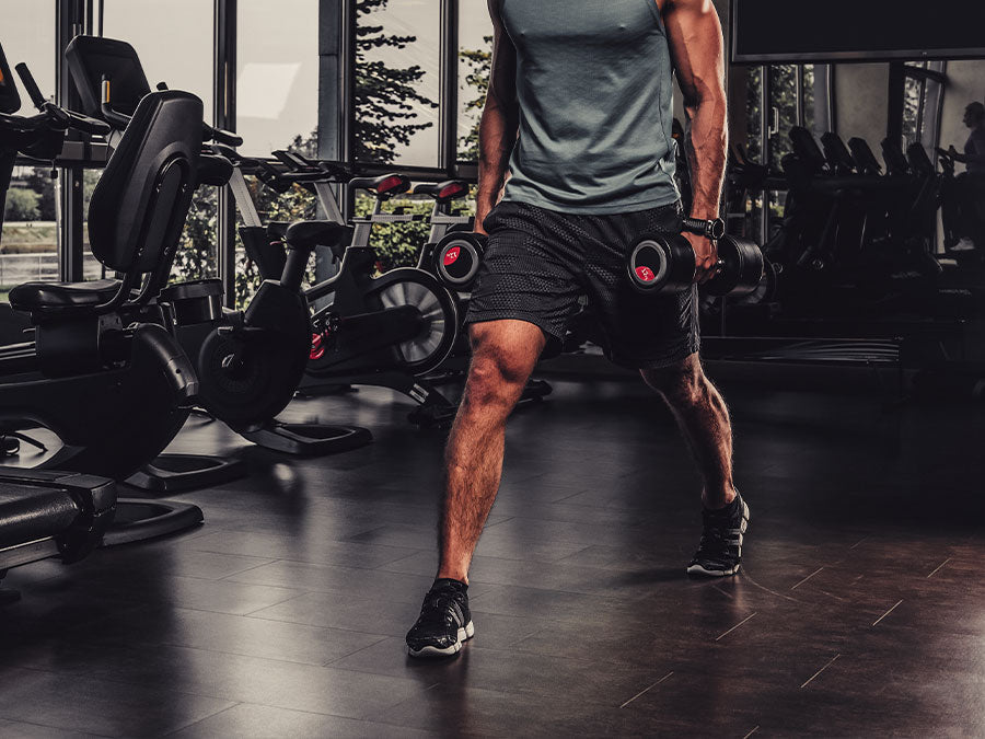 Leg Workout with Dumbbells