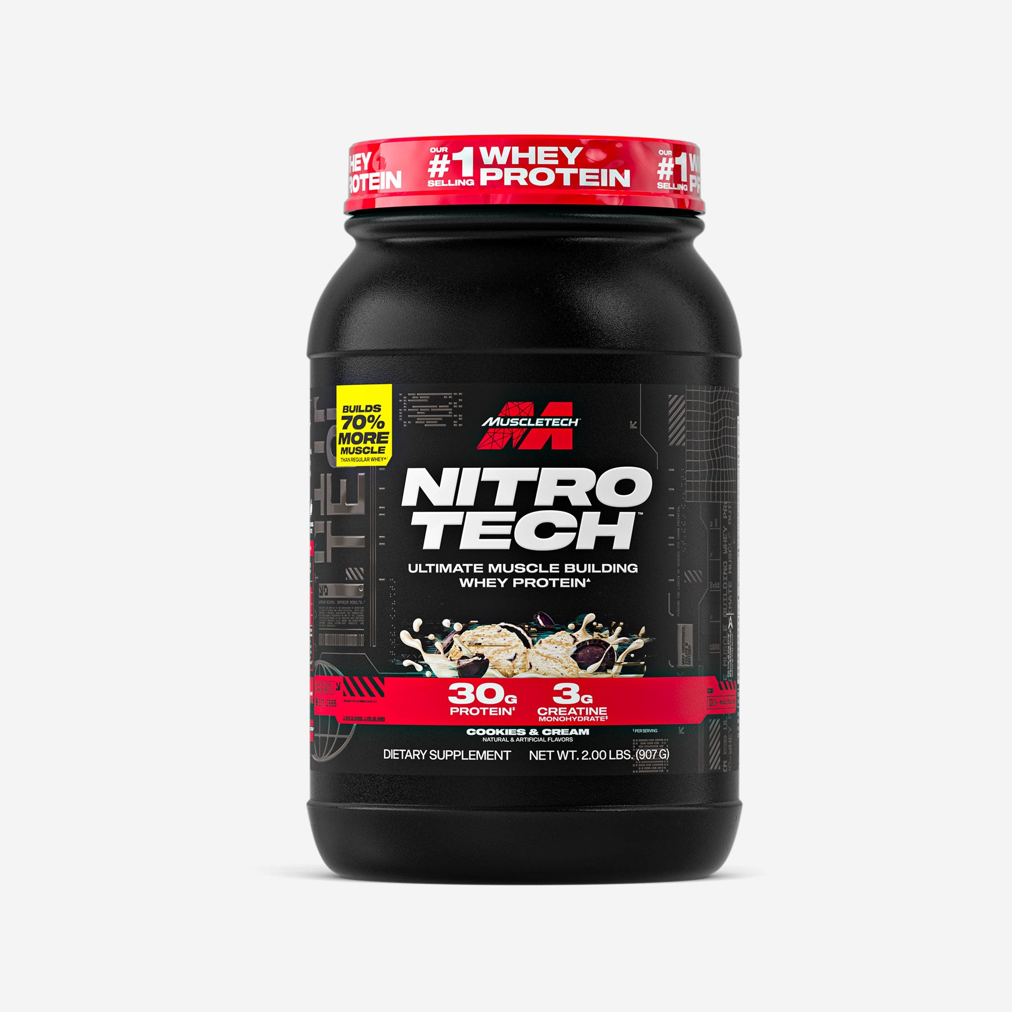 Muscletech Nitro Tech Whey Isolate Protein Powder, Vanilla - 3.97 lb tub Muscletech Nitro Tech Whey Isolate Protein Powder, Vanilla - 3.97 lb tub