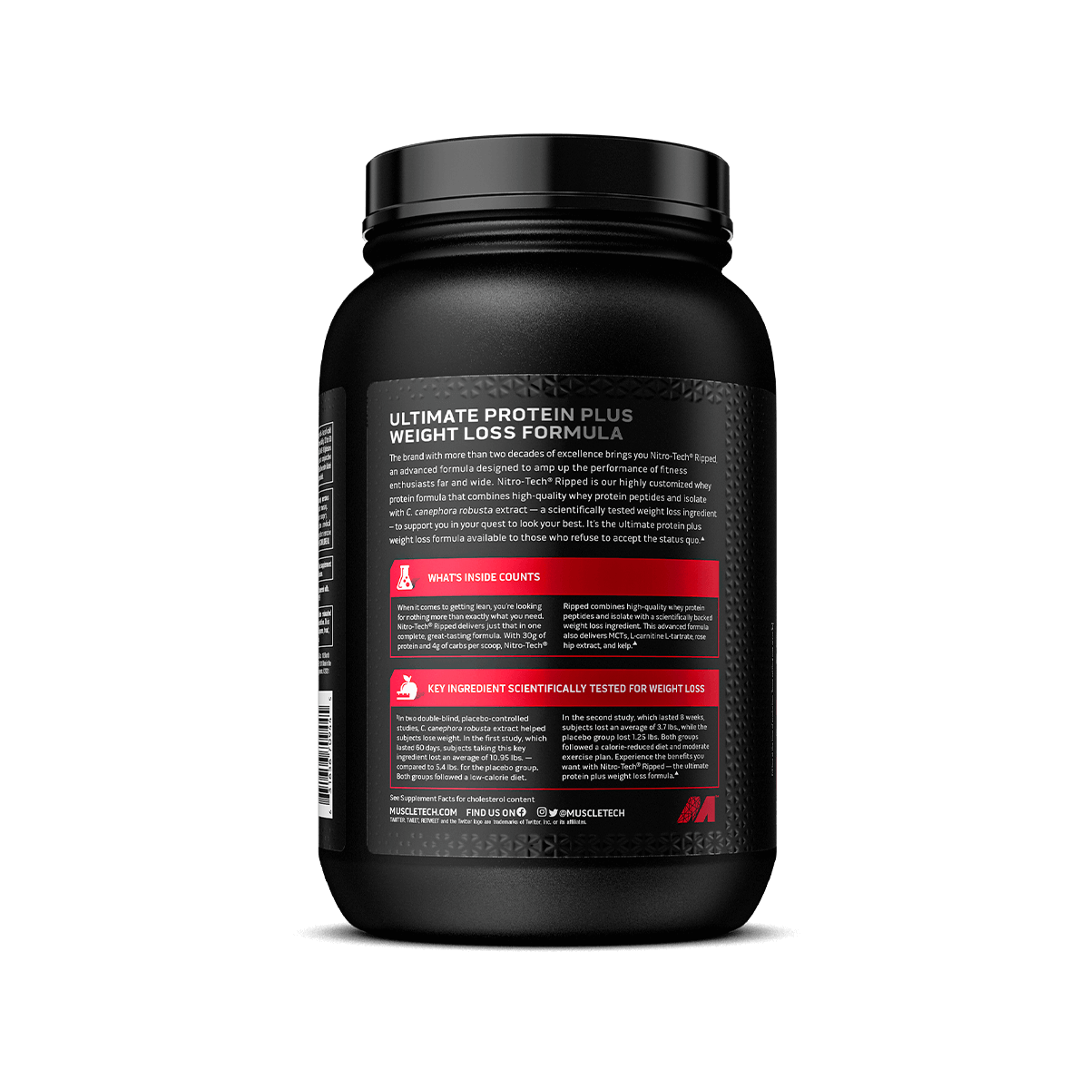 Nitro-Tech Ripped | Lean Whey Protein Powder • MuscleTech · MuscleTech