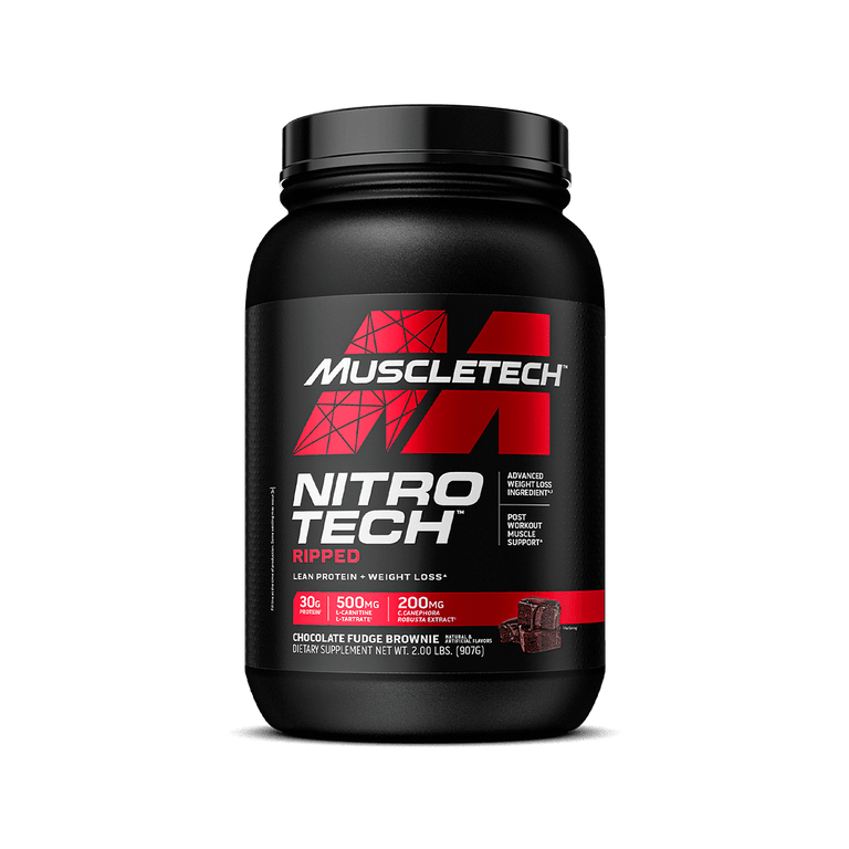Nitro-Tech Ripped | Lean Whey Protein Powder • MuscleTech · 4 lb ...