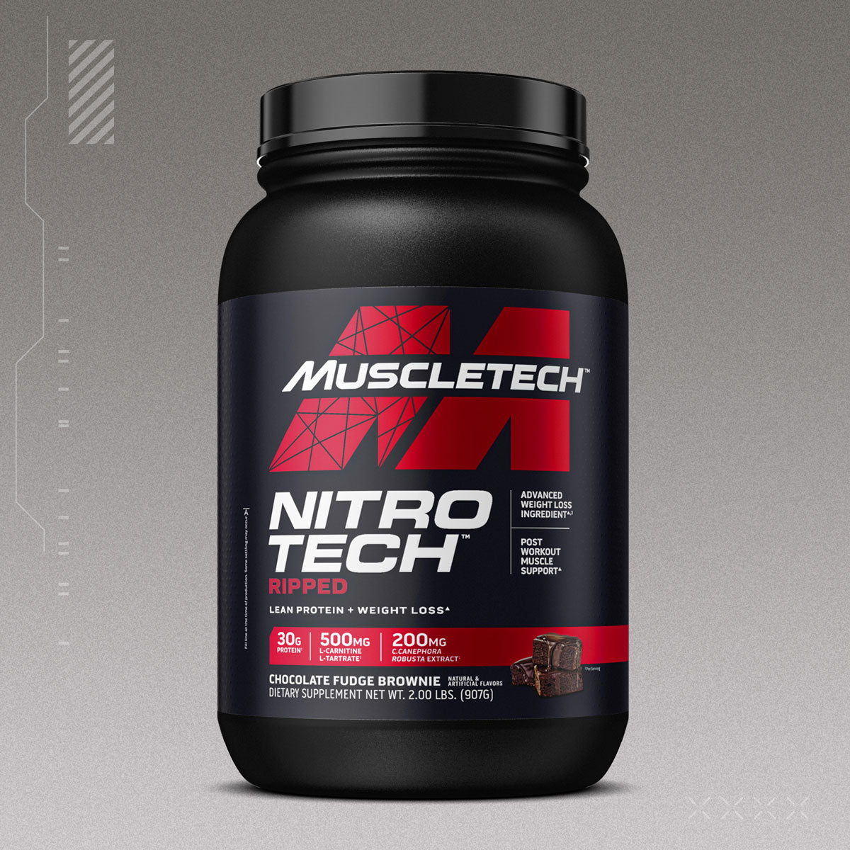 Nitro-Tech Ripped | Lean Whey Protein Powder • MuscleTech · MuscleTech
