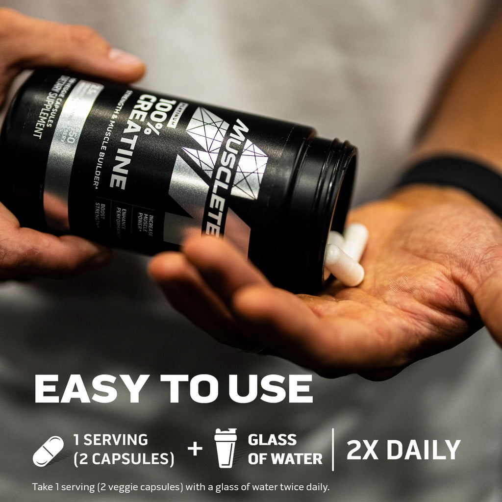 Using Muscletech Creatine Platinum 100% Creatine Capsules| Muscle Builder - MuscleTech · MuscleTech