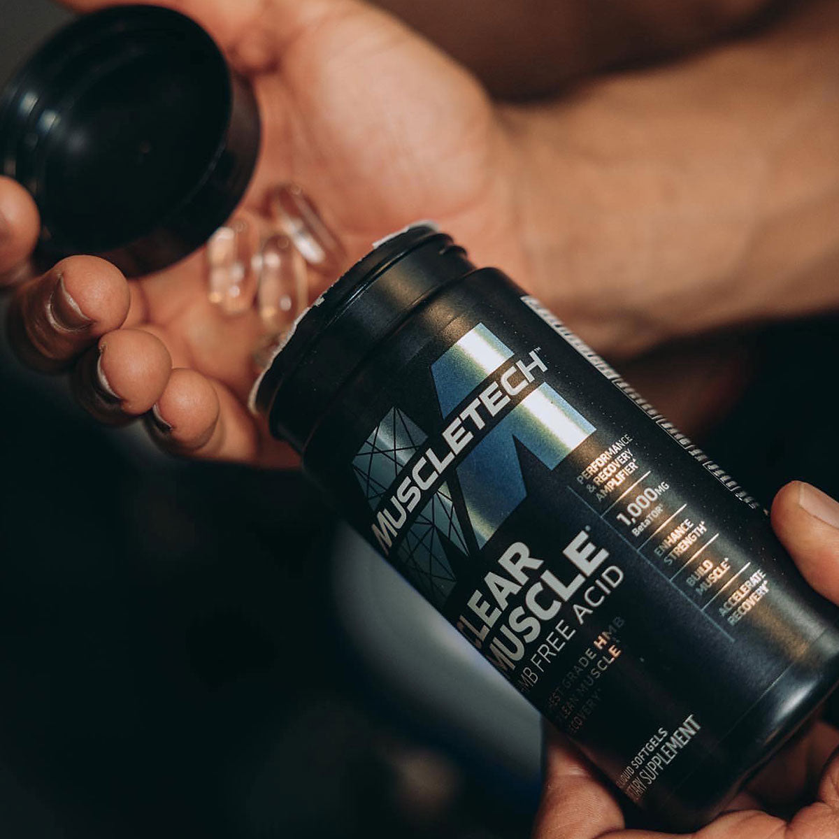 Clear Muscle HMB Free Acid Lean Muscle Recovery MuscleTech MuscleTech