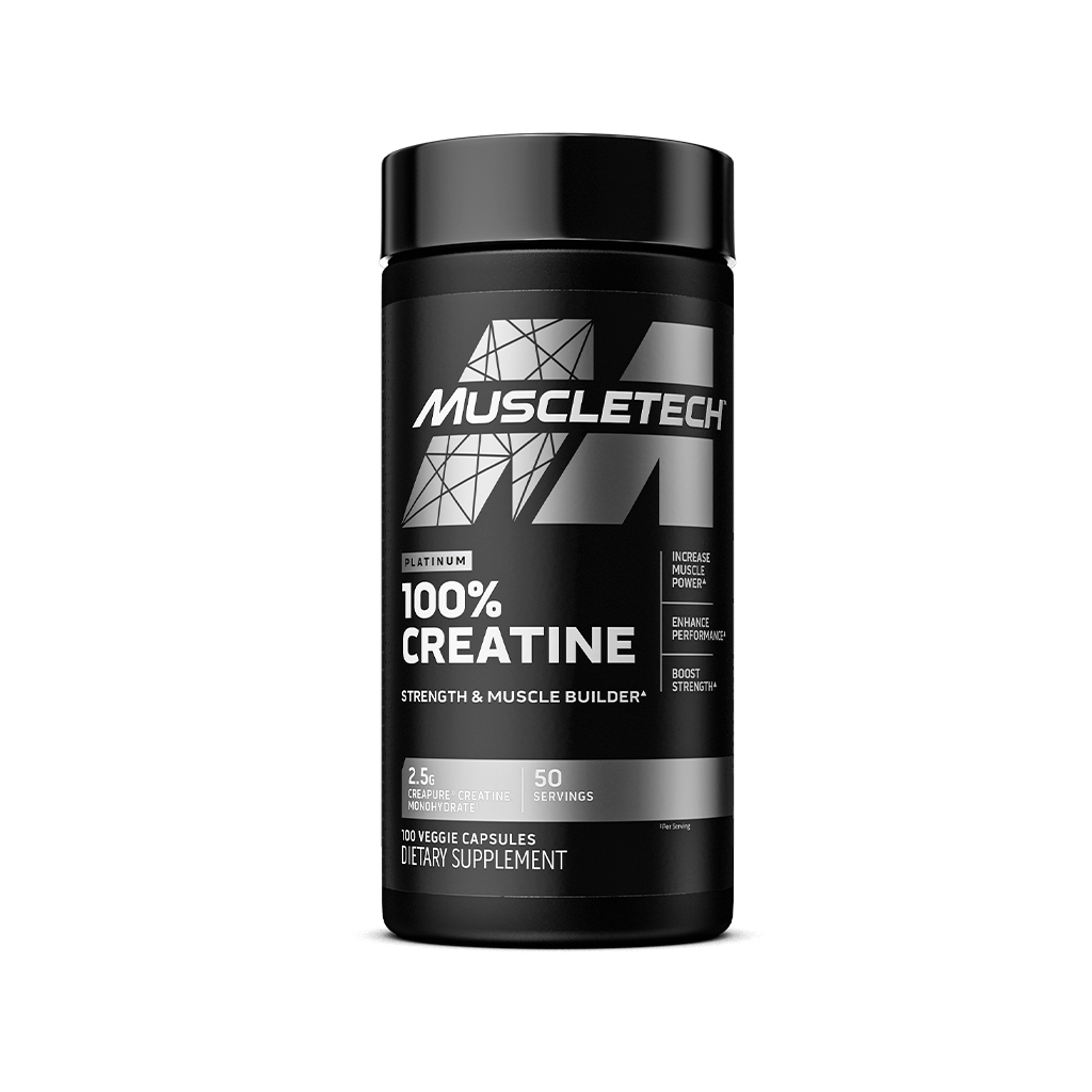 Platinum 100 Creatine Capsules Muscle Builder MuscleTech · MuscleTech