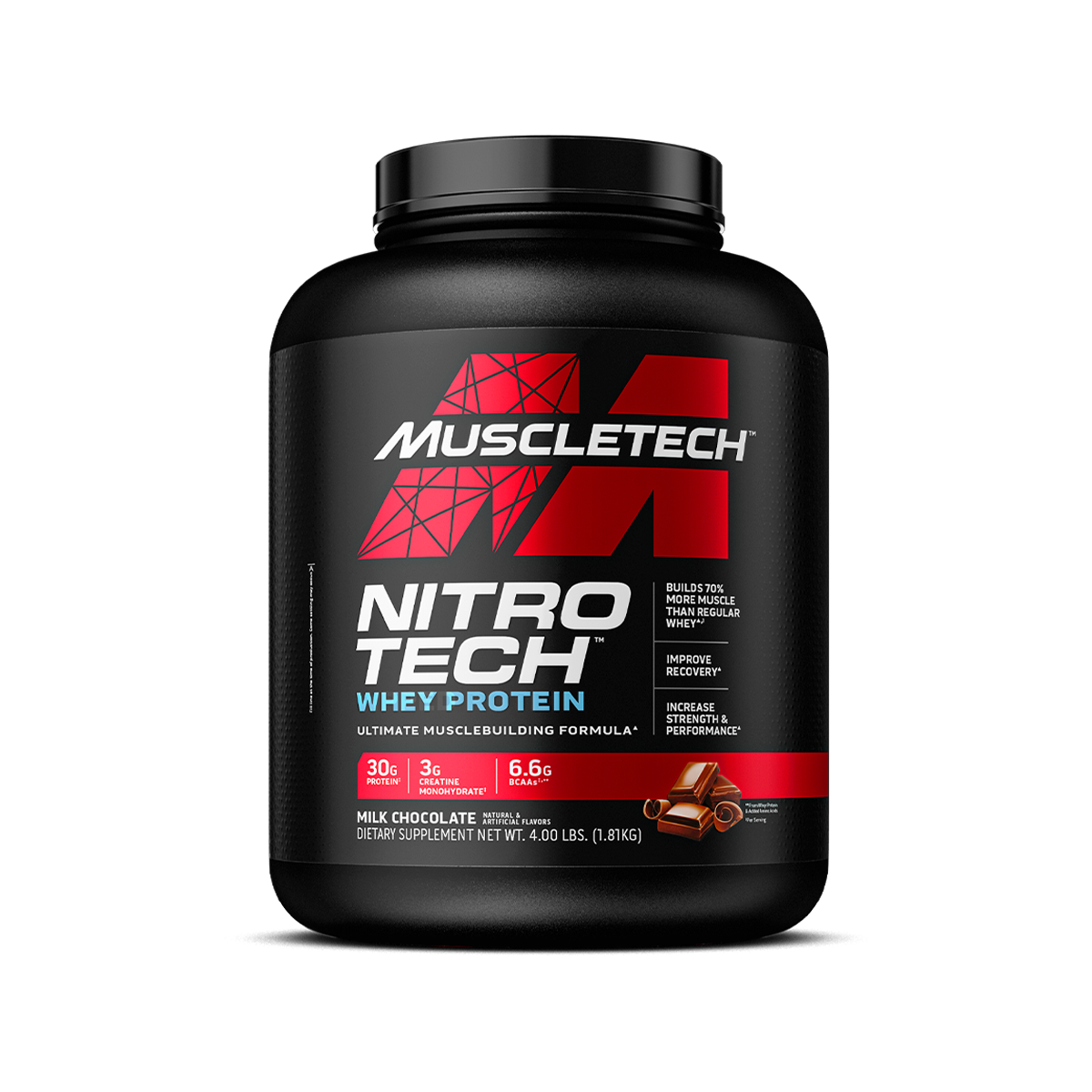 NitroTech Whey Protein Bottle