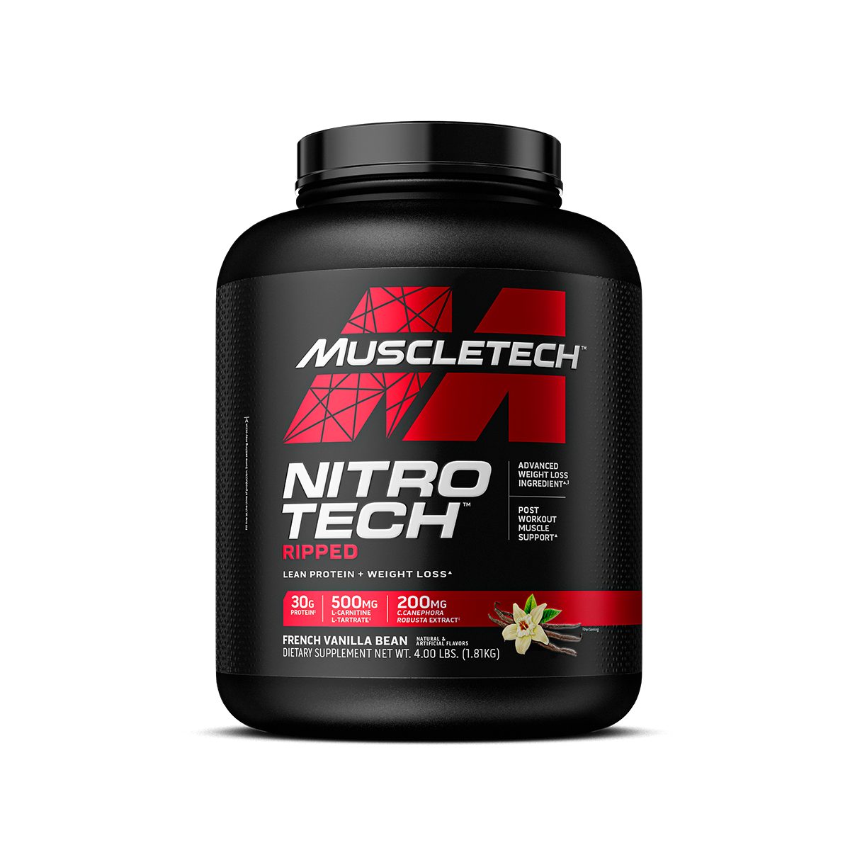 Nitro-Tech Ripped | Lean Whey Protein Powder • MuscleTech · MuscleTech