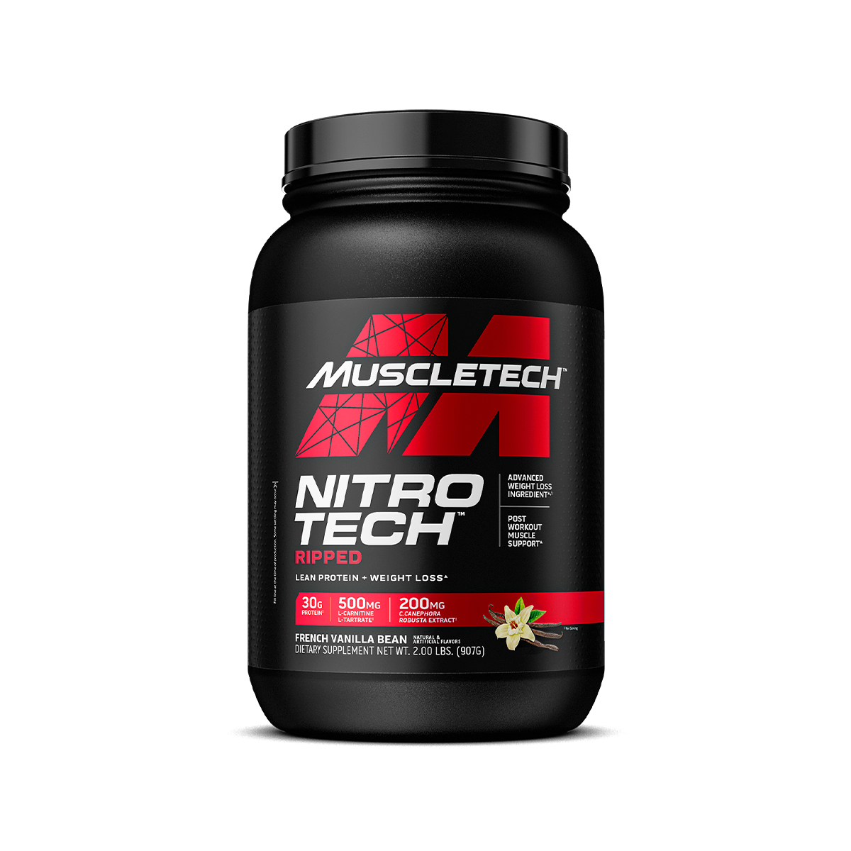 Whey Ripped Nitro-Tech Ripped | Lean Whey Protein Powder • MuscleTech · MuscleTech